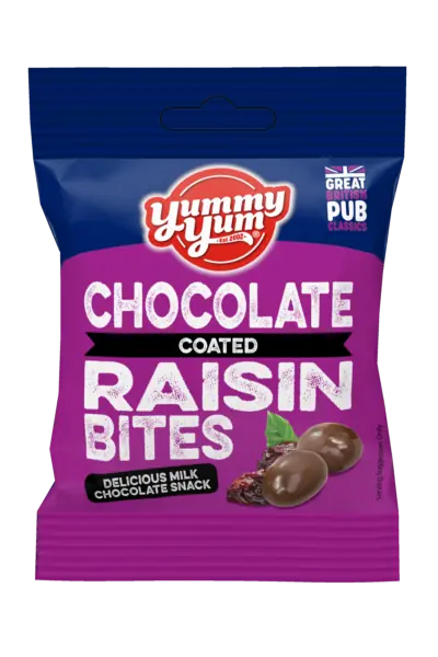 Chocolate Raisin Bites pack