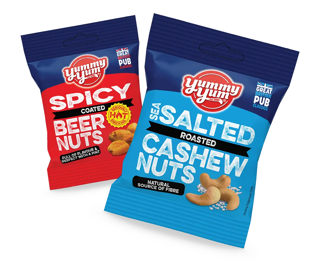 Yummy Yum pub nuts range