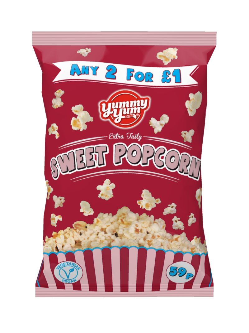 Sweet Popcorn Yummy Yum